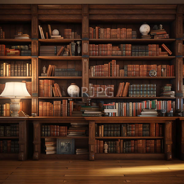 High Resolution: Towering bookshelves in a room filled with books download. | HRJPG.com