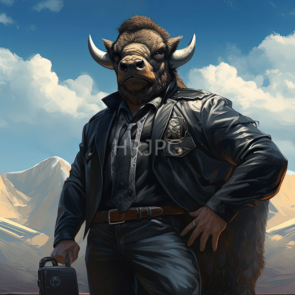 High Resolution: fantasy painting of a strong beast-man. download. | HRJPG.com