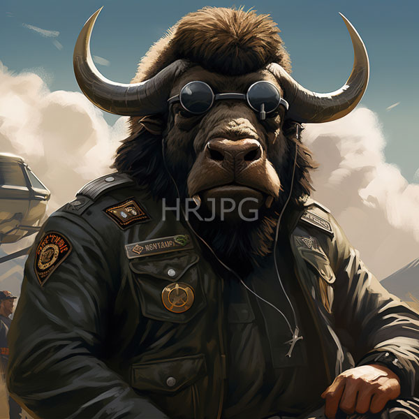 High Resolution: beast-man wearing a military-style jacket. download. | HRJPG.com