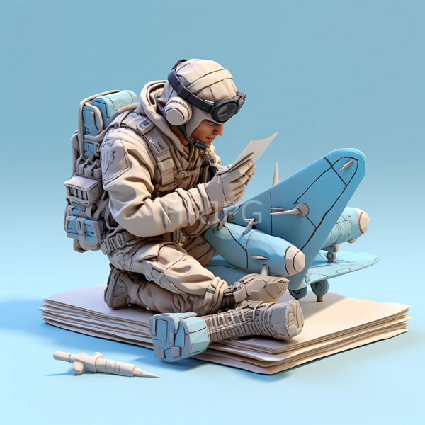 High Resolution: person drawing on a notepad while on a fantastical flying machine. download. | HRJPG.com