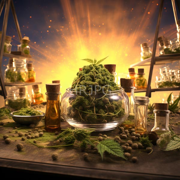 High Resolution: collection of jars filled with glowing plants and mystical herbs. download. | HRJPG.com