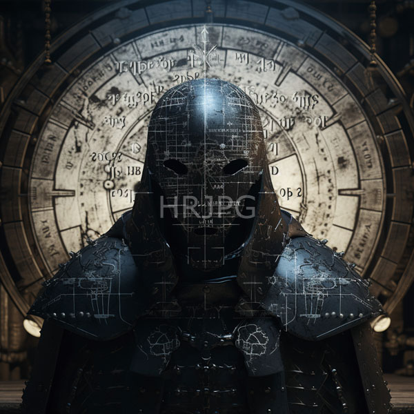 High Resolution: An imposing figure in a medieval-style armor with intricate details. download. | HRJPG.com