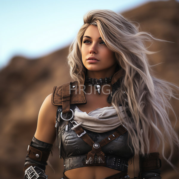 High Resolution: portrait of a young woman with a rebellious, confident expression. download. | HRJPG.com