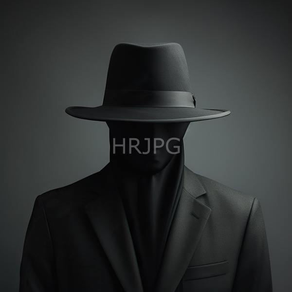 High Resolution: A mysterious man wearing a trench coat and a hat download. | HRJPG.com