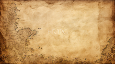 High Resolution: Aged sepia-toned map illustration with visible creases and texture resembling old parchment paper with detailed coastal outlines download. | HRJPG.com