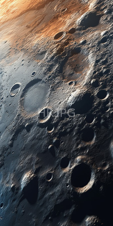 High Resolution: Asteroid's surface showcasing numerous craters and depressions in varying sizes download. | HRJPG.com