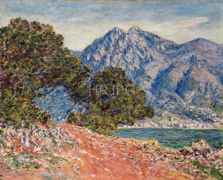 High Resolution: Claude Monet Cap Martin 1884 download. | HRJPG.com