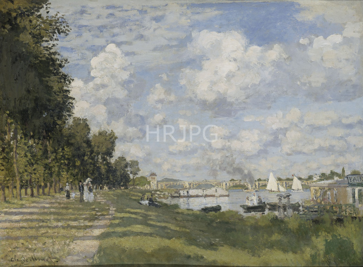 High Resolution: Claude Monet The Port at Argenteuil 1872 download. | HRJPG.com