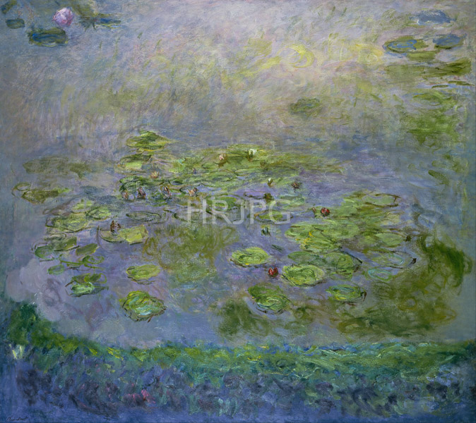 High Resolution: Claude Monet Water Lilies 1917 download. | HRJPG.com