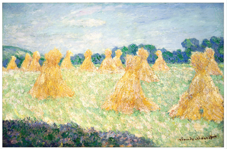 High Resolution: Claude Monet The Young Ladies of Giverny Sun Effect 1894 download. | HRJPG.com