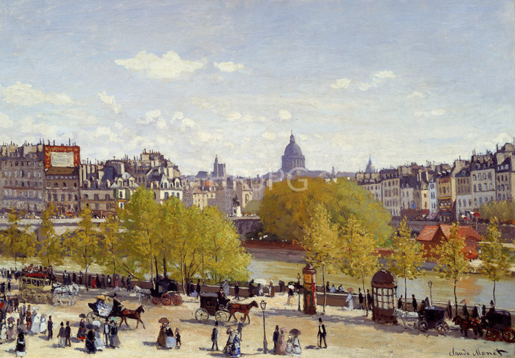 High Resolution: Claude Monet Quai du Louvre 1867 download. | HRJPG.com