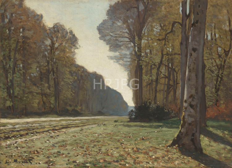 High Resolution: Claude Monet Le Pavé de Chailly 1865 download. | HRJPG.com