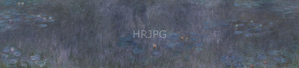 High Resolution: Claude Monet The Water Lilies Tree Reflections 1914 download. | HRJPG.com