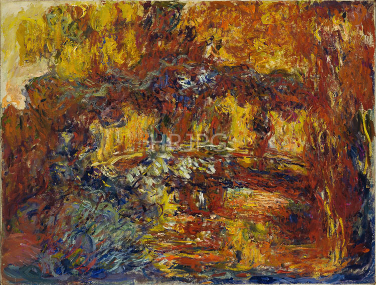High Resolution: Claude Monet The Japanese Footbridge 1920 download. | HRJPG.com