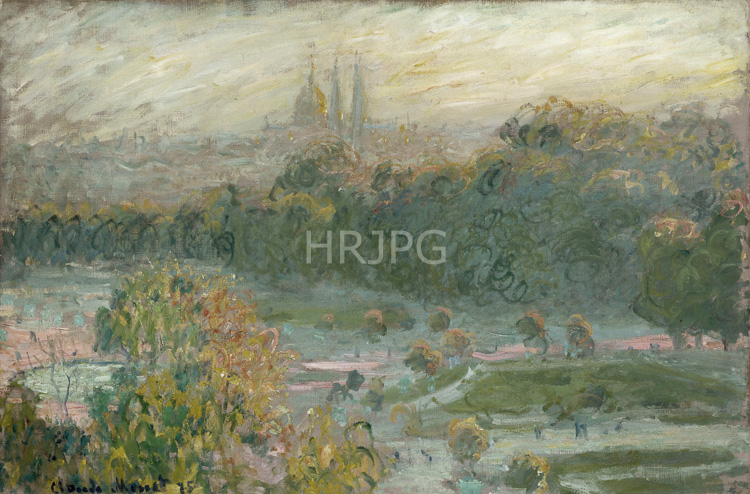 High Resolution: Claude Monet The Tuileries Study 1876 download. | HRJPG.com