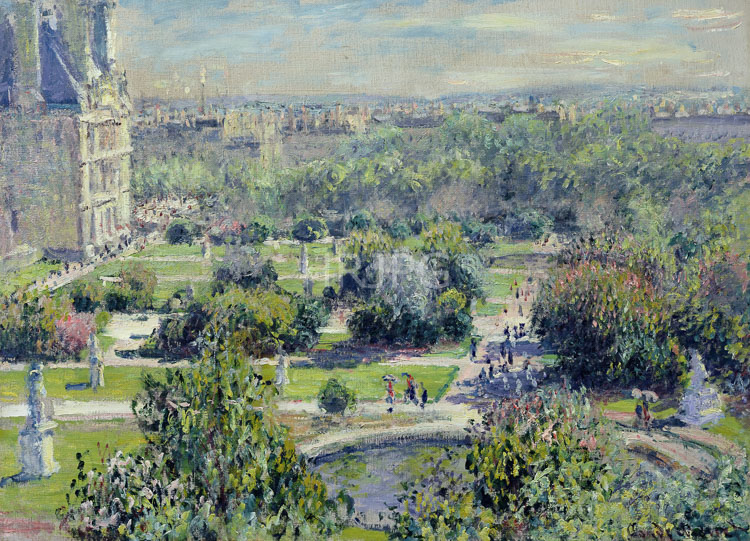 High Resolution: Claude Monet The Tuileries 1876 download. | HRJPG.com