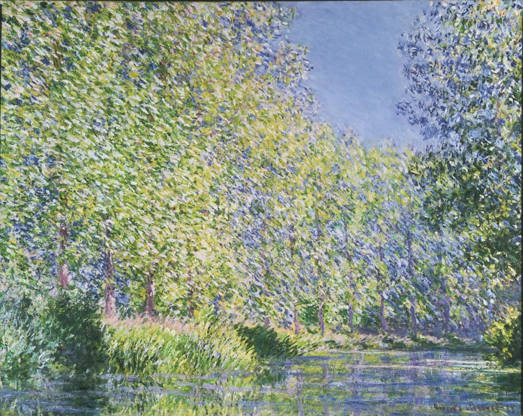 High Resolution: Claude Monet Bend in the Epte River near Giverny 1888 download. | HRJPG.com