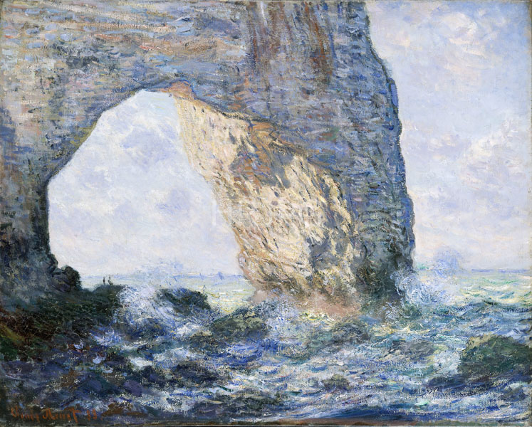 High Resolution: Claude Monet The Manneporte 1883 download. | HRJPG.com