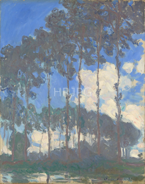 High Resolution: Claude Monet Poplars on the Banks of the Epte 1891 download. | HRJPG.com