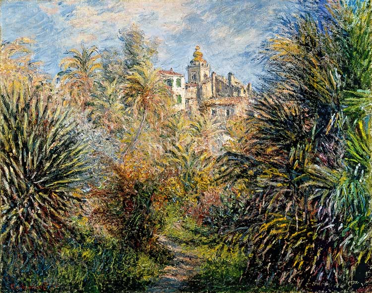 High Resolution: Claude Monet The Moreno Garden at Bordighera 1884 download. | HRJPG.com
