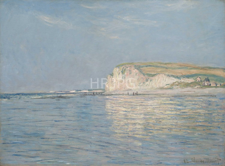 High Resolution: Claude Monet Low Tide at Pourville 1882 download. | HRJPG.com