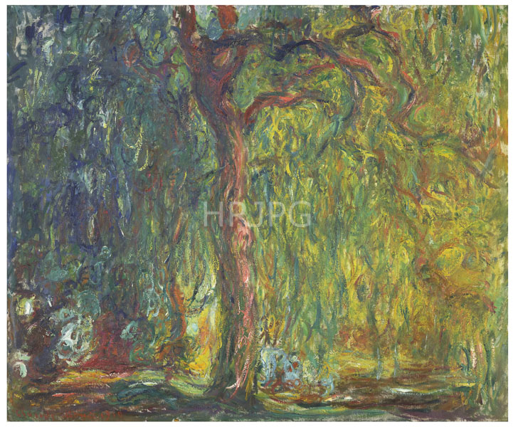 High Resolution: Claude Monet Weeping Willow 1918 download. | HRJPG.com