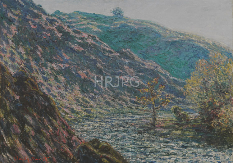 High Resolution: Claude Monet The Old Tree at the Confluence 1889 download. | HRJPG.com