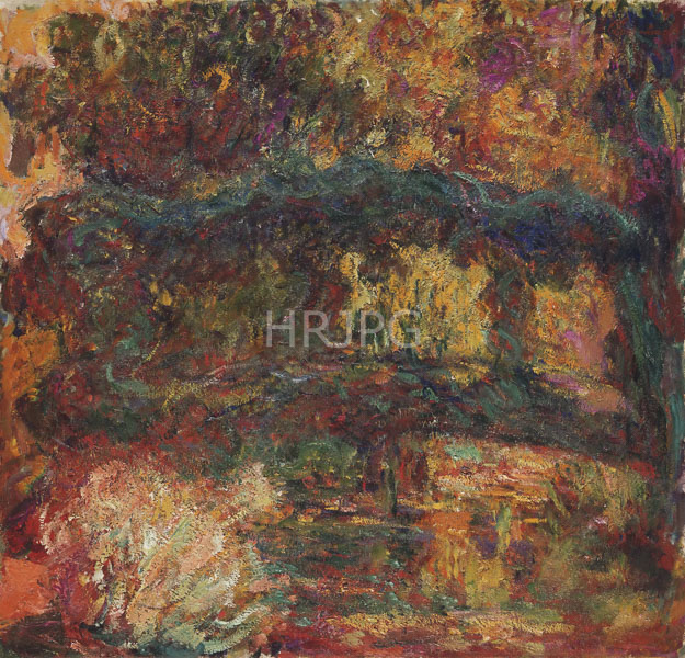 High Resolution: Claude Monet Nympheas Japanese Bridge 1899 download. | HRJPG.com