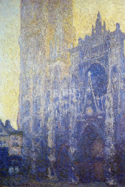 High Resolution: Claude Monet Rouen Cathedral the Portal Morning Effect 1894 download. | HRJPG.com