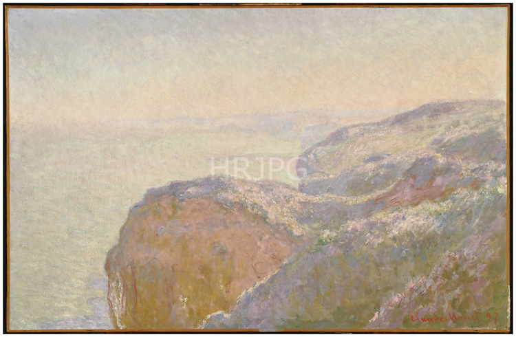 High Resolution: Claude Monet Val Saint Nicolas near Dieppe Morning 1897 download. | HRJPG.com