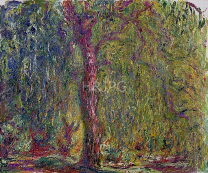 High Resolution: Claude Monet Weeping Willow 1918 download. | HRJPG.com