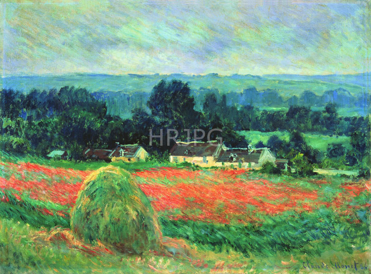 High Resolution: Claude Monet Haystacks at Giverny 1884 download. | HRJPG.com