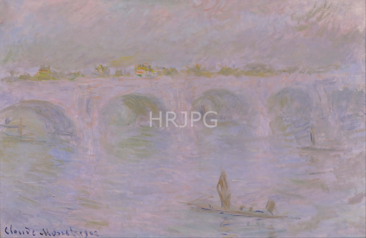 High Resolution: Claude Monet Waterloo Bridge in London 1902 download. | HRJPG.com