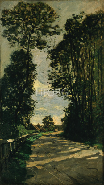 High Resolution: Claude Monet Road of the Farm Saint Simeon 1864 download. | HRJPG.com