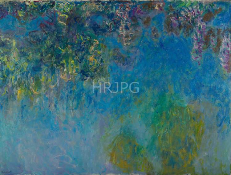 High Resolution: Claude Monet Wisteria 1925 download. | HRJPG.com