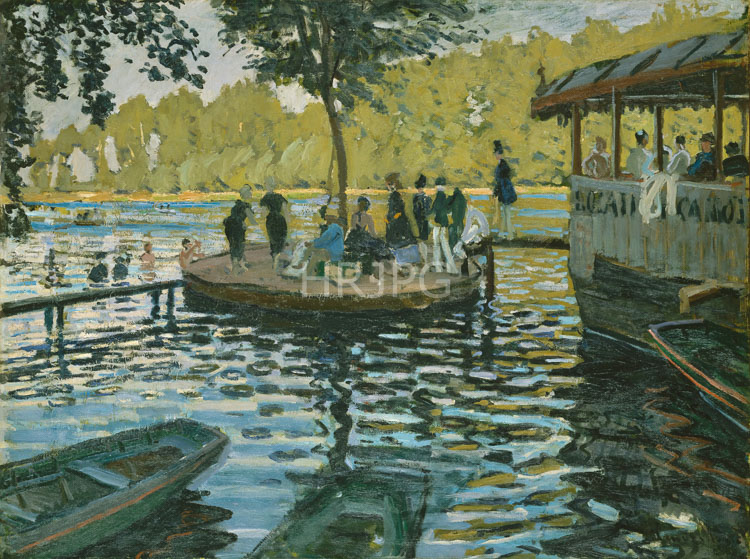 High Resolution: Claude Monet La Grenouillere 1869 download. | HRJPG.com