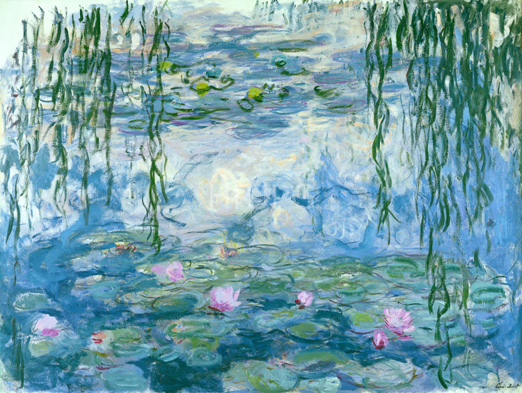 High Resolution: Claude Monet Water Lilies 1916 download. | HRJPG.com
