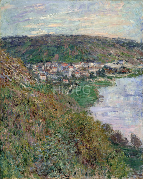 High Resolution: Claude Monet View of Vetheuil 1880 download. | HRJPG.com