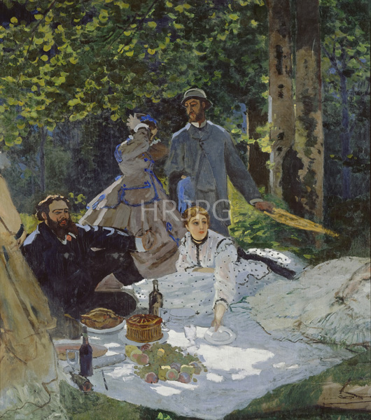 High Resolution: Claude Monet Luncheon on the Grass 1865 download. | HRJPG.com