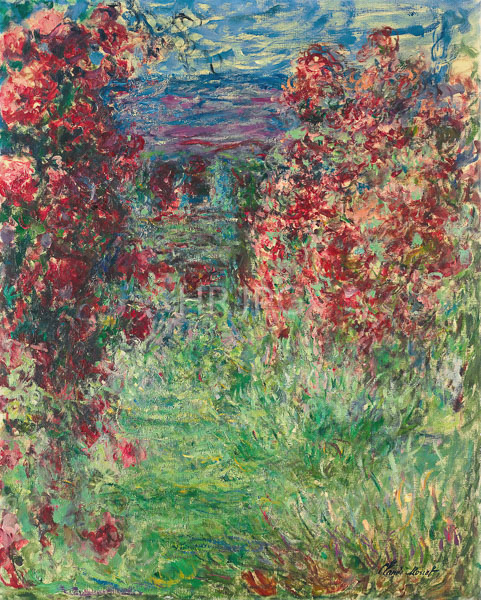 High Resolution: Claude Monet The House Among the Roses 1925 download. | HRJPG.com