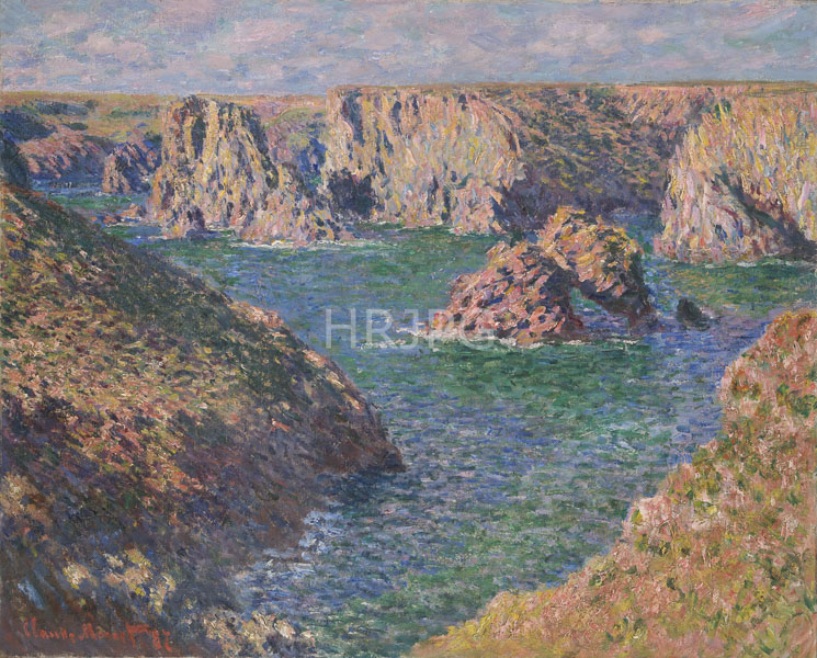 High Resolution: Claude Monet Port Domois 1886 download. | HRJPG.com