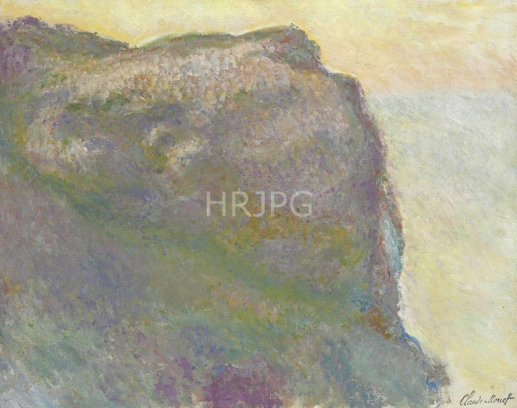 High Resolution: Claude Monet Cliff at Petit Ailly 1896 download. | HRJPG.com