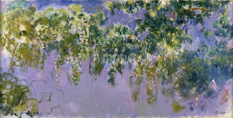 High Resolution: Claude Monet Wisteria 1917 download. | HRJPG.com