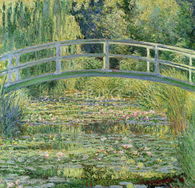 High Resolution: Claude Monet The Water Lily Pond 1899 download. | HRJPG.com