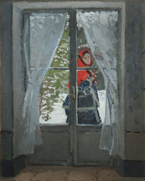 High Resolution: Claude Monet The Red Kerchief Portrait of Camille Monet 1873 download. | HRJPG.com
