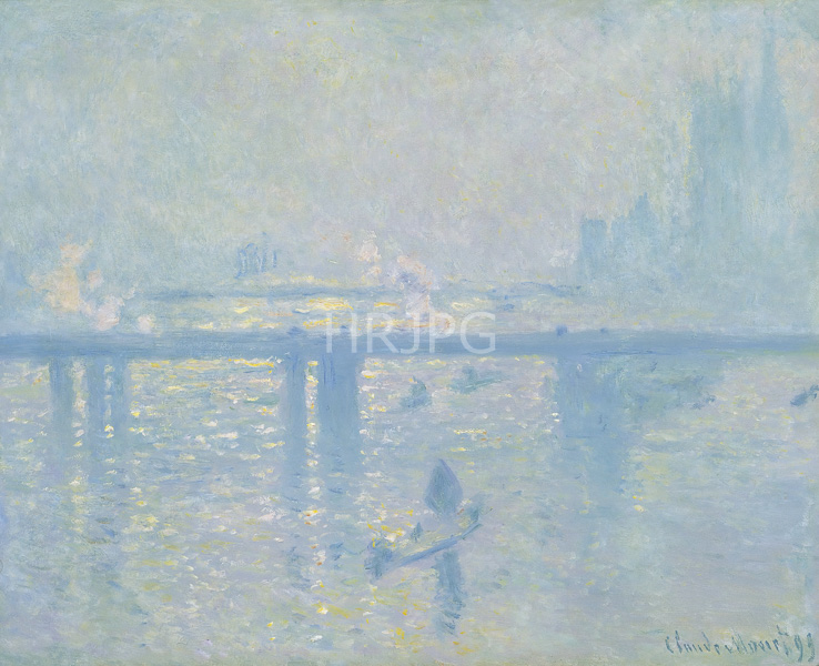 High Resolution: Claude Monet Charing Cross Bridge 1899 download. | HRJPG.com