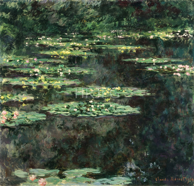 High Resolution: Claude Monet Water Lilies 1904 download. | HRJPG.com