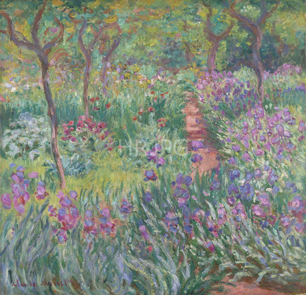 High Resolution: Claude Monet The Iris Garden at Giverny 1899 download. | HRJPG.com