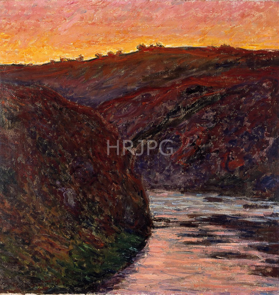 High Resolution: Claude Monet The Creuse at Sunset 1889 download. | HRJPG.com