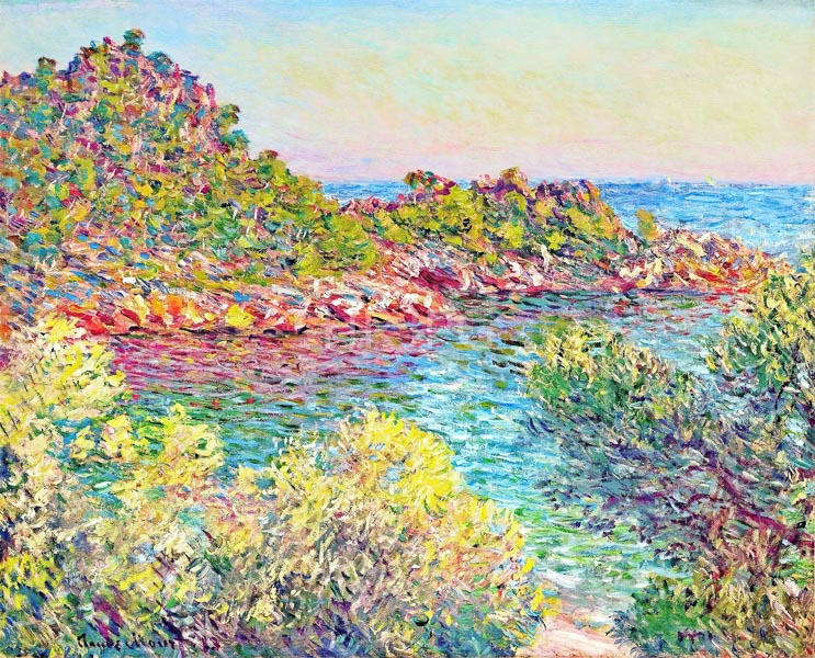 High Resolution: Claude Monet Landscape near Monte Carlo 1883 download. | HRJPG.com